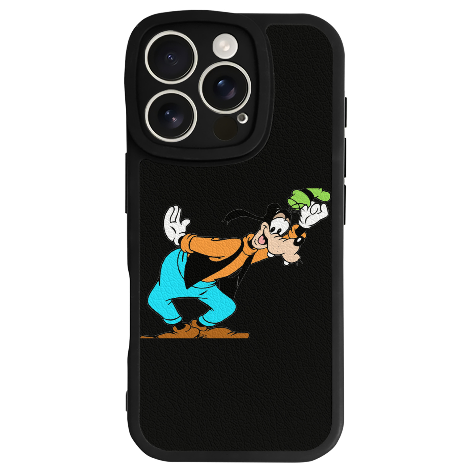 （画像用） ミッキーマウス Mickey Mouse 【iPhone 16シリーズ対応】シリコンスマホケース（レザー調） 材質：シリコン